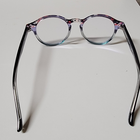 PRIVE Revaux NWOT Round Glasses with Patterned Frame - Picture 3 of 7